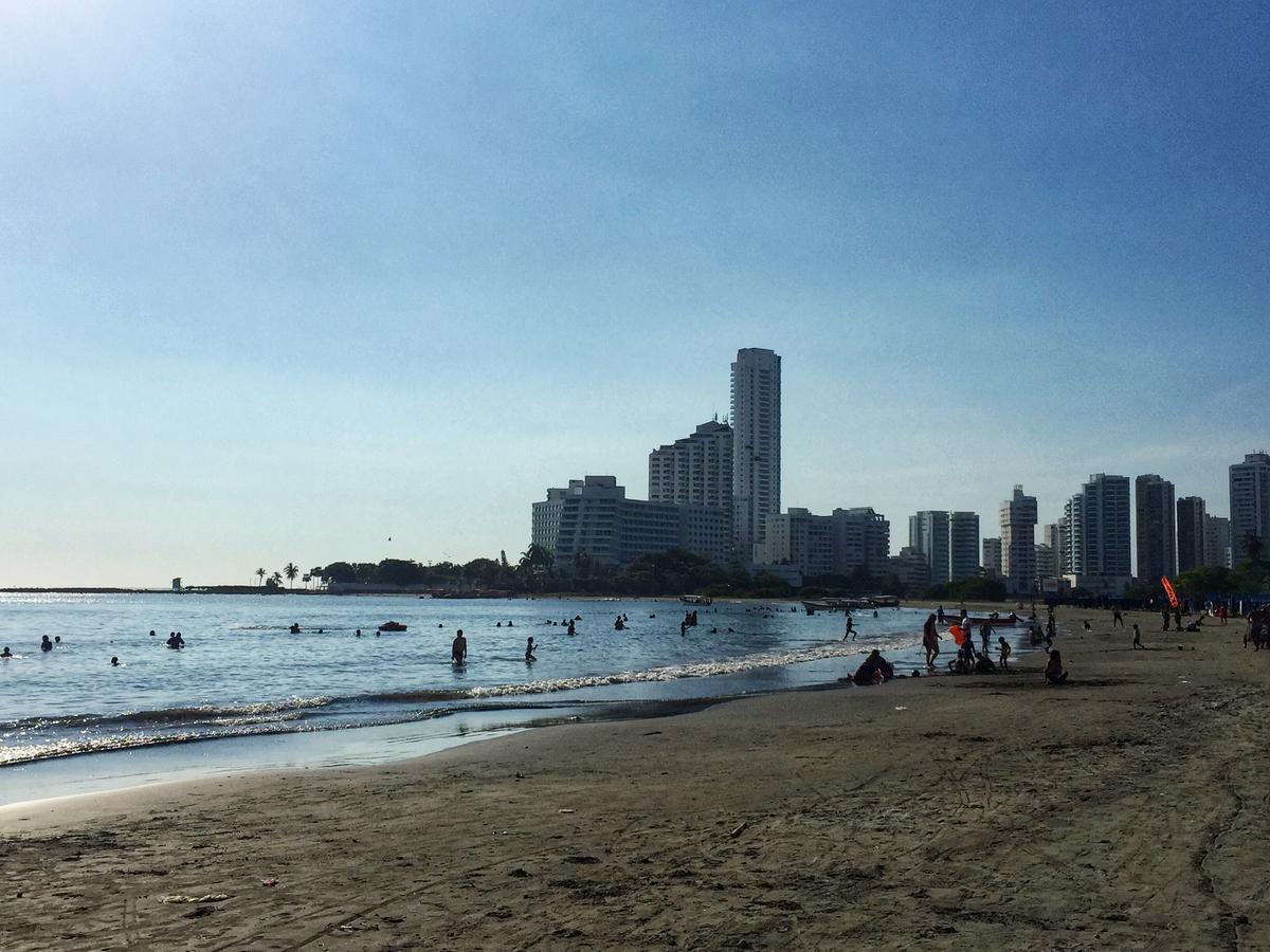 Apartamento Con Hermosa Vista Y Cerca De Playas Картахена Экстерьер фото